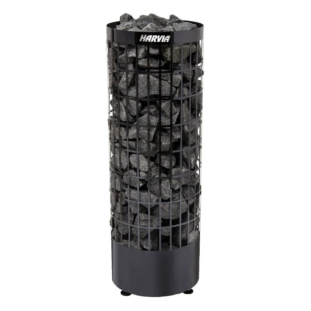 Harvia Cilindro PC E Electric Sauna Heater – Black Steel