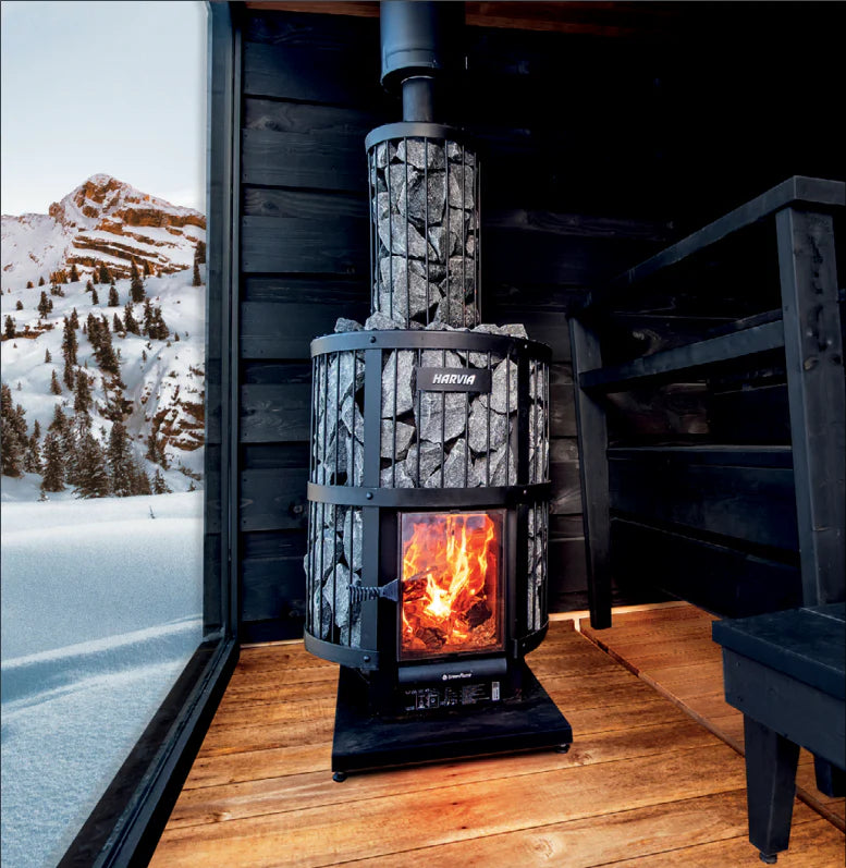 Harvia Legend 240 GreenFlame Wood-fired Sauna Heater