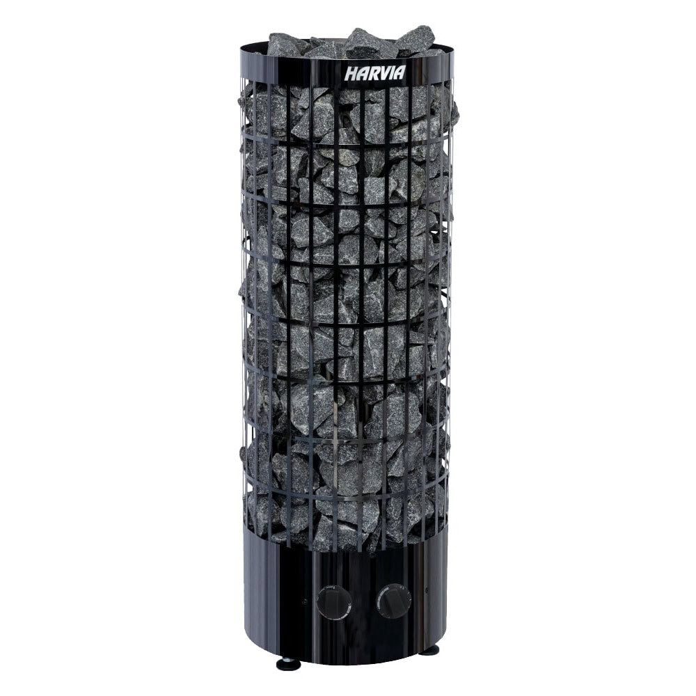 Harvia Cilindro PC Electric Sauna Heater – Black Steel