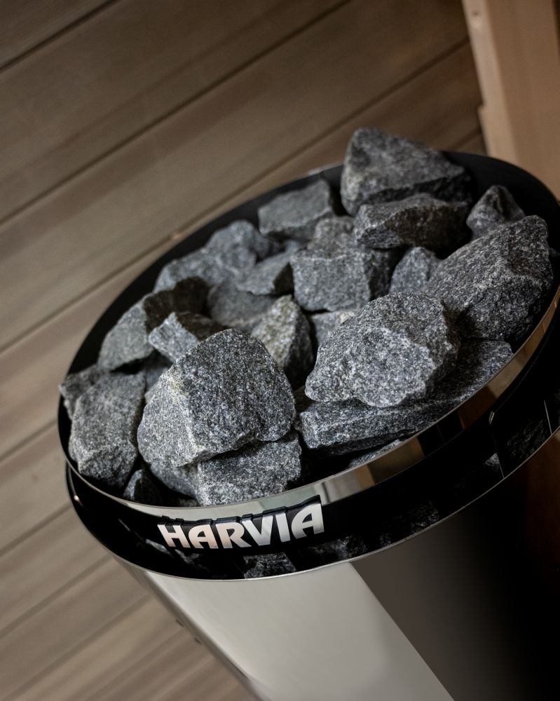 Harvia Cilindro PC Electric Sauna Heater – Black Steel