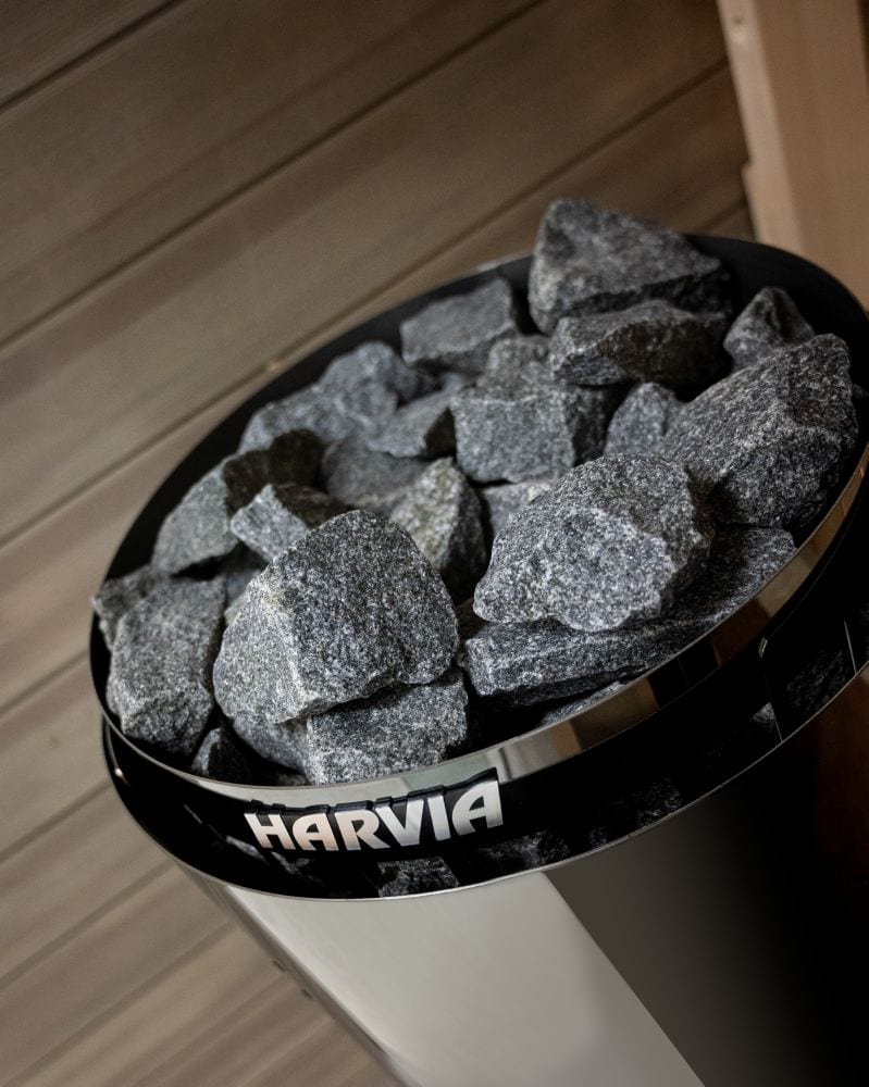 Harvia Cilindro PC E Electric Sauna Heater – Black Steel