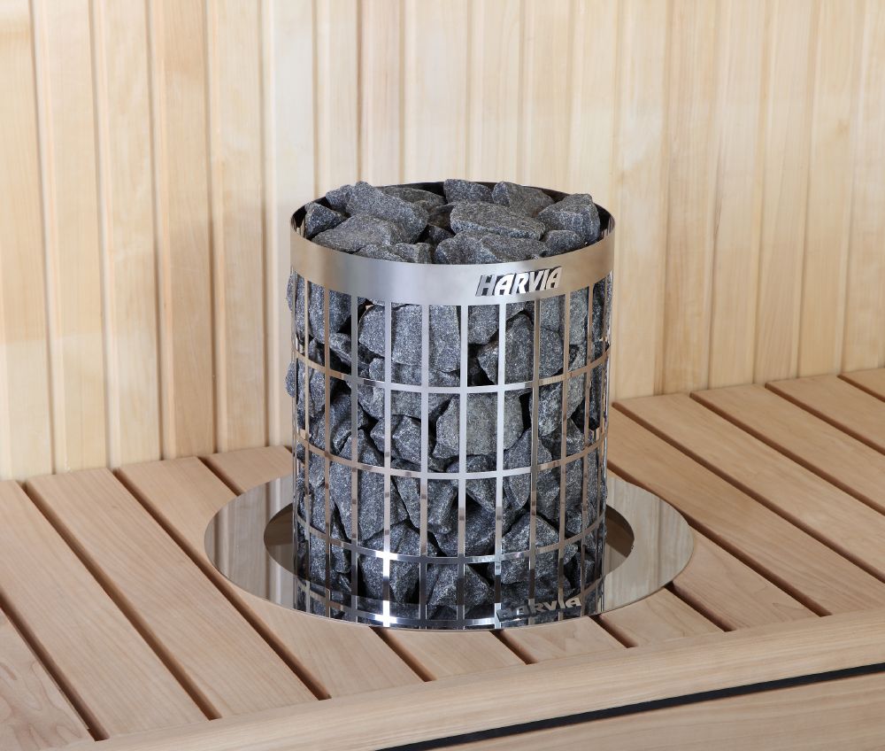 Harvia Cilindro PC E Electric Sauna Heater – Steel