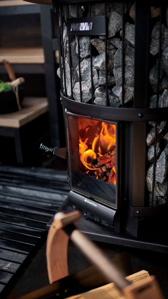 Harvia Legend 240 GreenFlame Wood-fired Sauna Heater