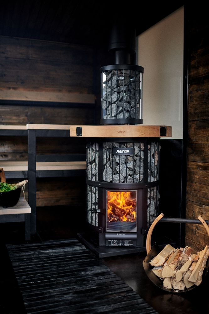 Harvia Legend 240 GreenFlame Wood-fired Sauna Heater