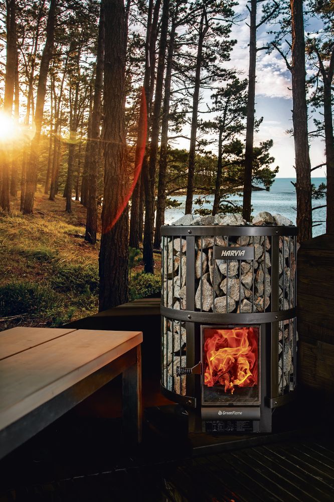 Harvia Legend 240 GreenFlame Wood-fired Sauna Heater