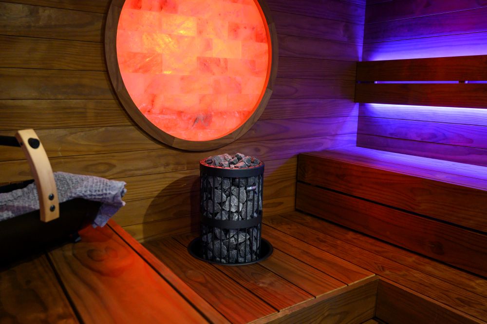 Harvia Legend Tower Sauna Heater – Black Steel