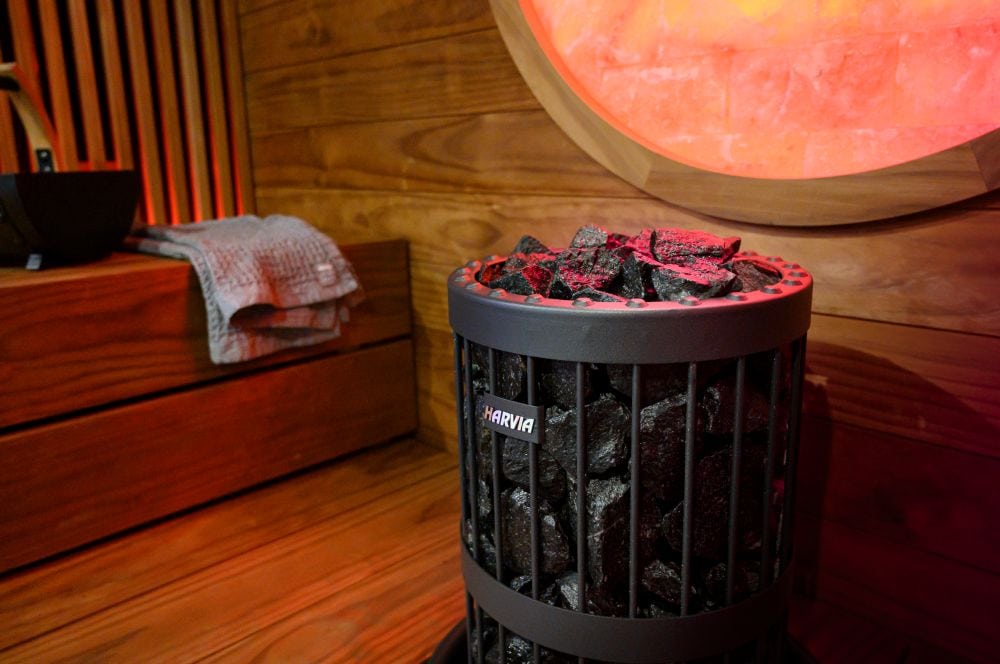 Harvia Legend Tower Sauna Heater – Black Steel