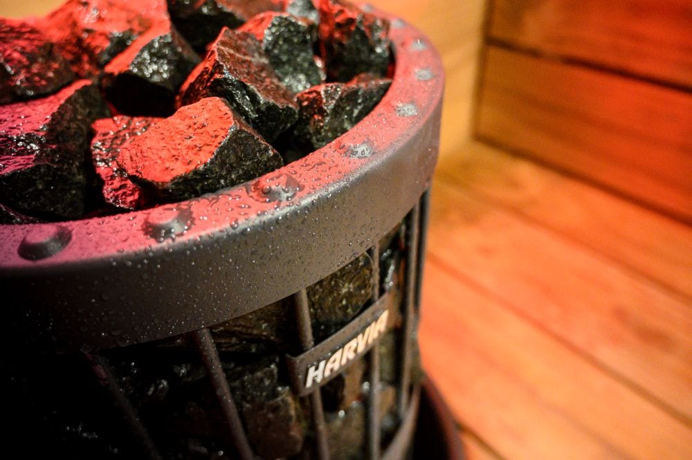 Harvia Legend Tower Sauna Heater – Black Steel