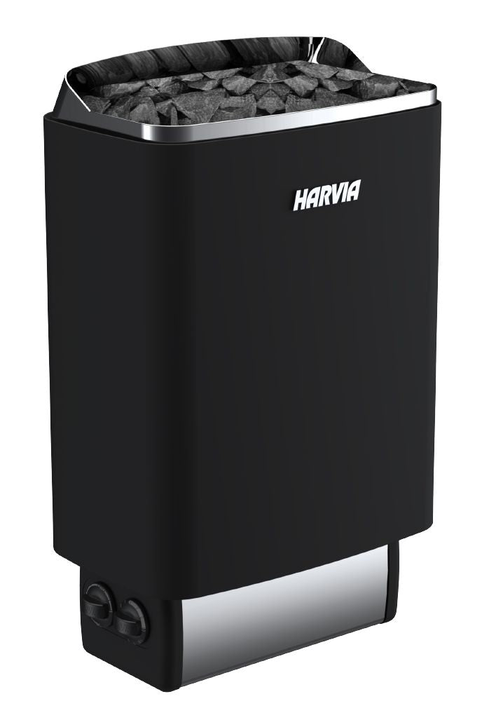 Harvia Top Steel Electric Sauna Heater – Black