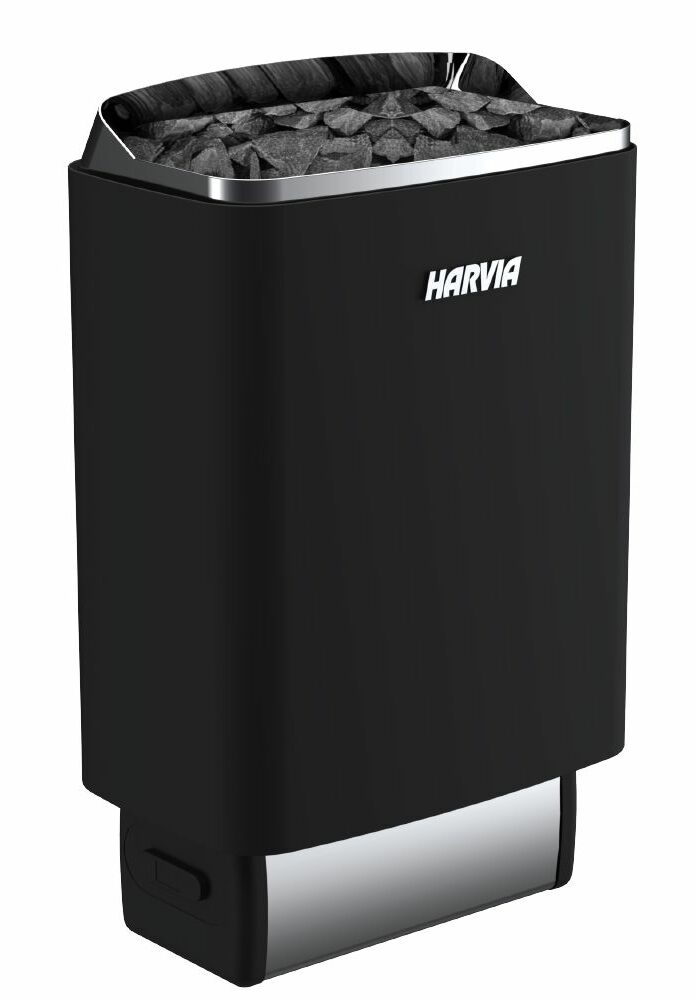 Harvia Top Steel E Electric Sauna Heater – Black